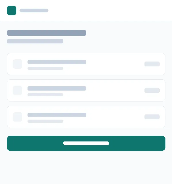 Preview of the Doorstep booking widget embedded on a business website